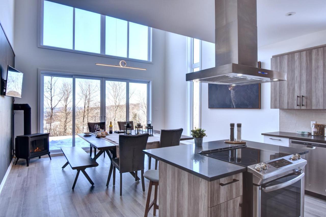 Chalet Serenity - Mont Tremblant Ski - Spa Sauna Wifi Tv Privet Chic Modern House Villa La Conception Exterior foto