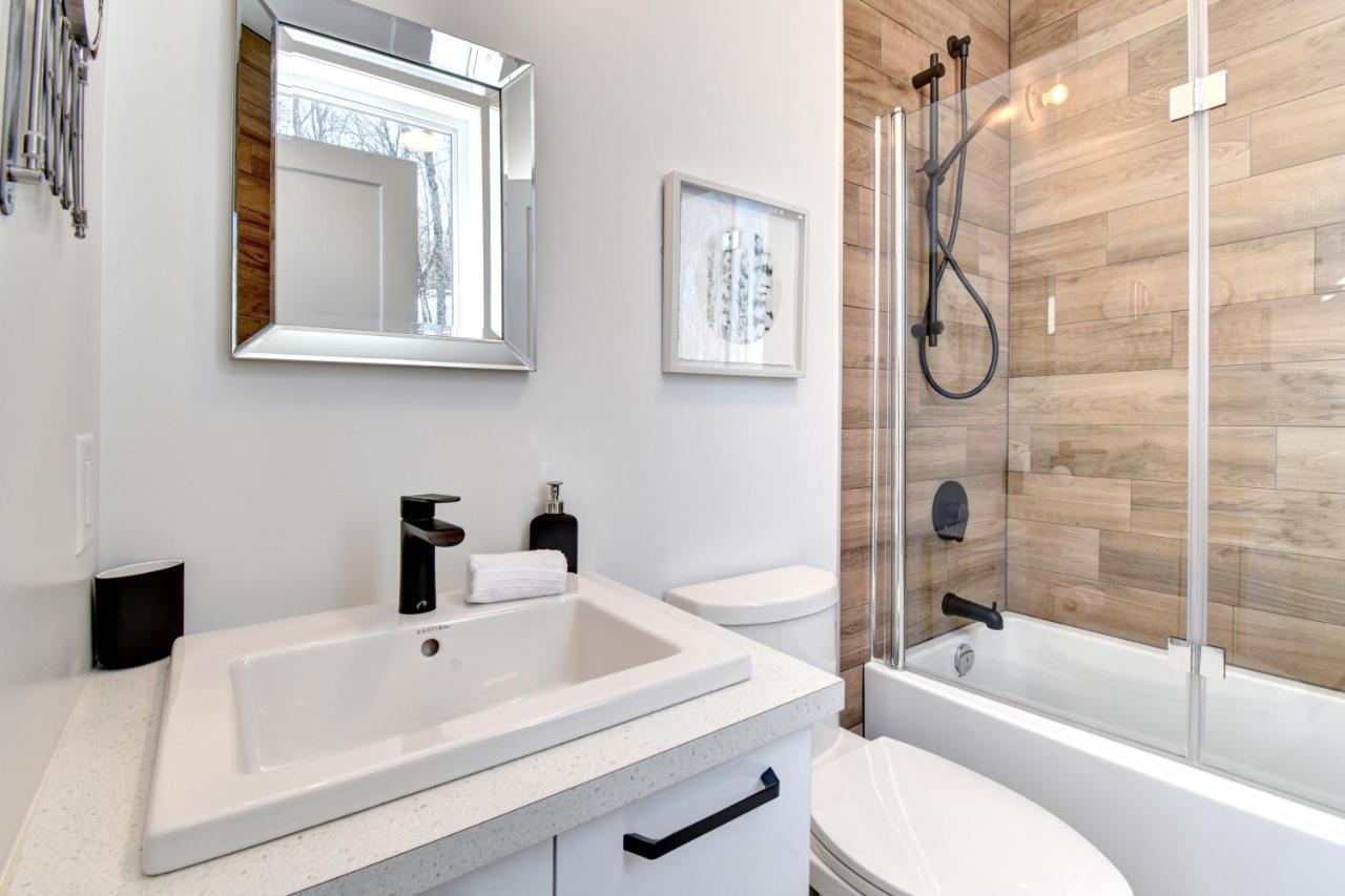 Chalet Serenity - Mont Tremblant Ski - Spa Sauna Wifi Tv Privet Chic Modern House Villa La Conception Exterior foto